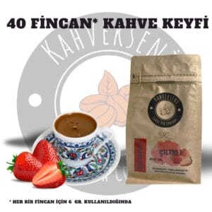 ÇİLEKLİ TÜRK KAHVESİ
